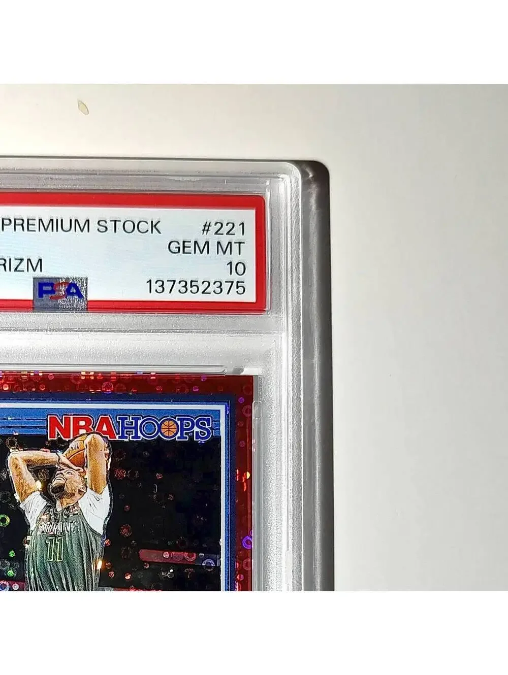Naz Reid 2023 Panini Hoops Premium #221 59/149 Red Disco Prizm PSA 10 Gem Mint